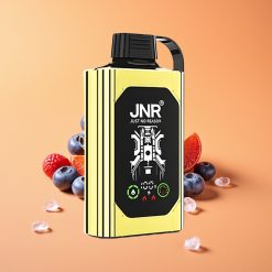 JNR Shisha Hookah Box 20500 Puffs Engangs Vape Blåbær Is med 25ml & Type-C