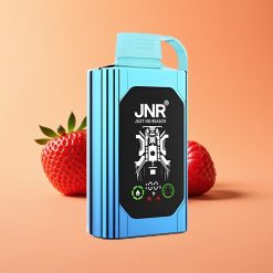 JNR Shisha Hookah Box 20500 Puffs Engangs Vape Jordbær Hindbær Candy & Type-C Hurtigopladning