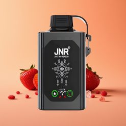 JNR Shisha Hookah Box 20500 Puffs Engangs Vape Jordbær Is med Type-C Ladning