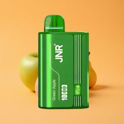 JNR Tank 10000 Puffs Engangs Vape Grøn Æble Fersken Pære med Digital Display og Type-C Hurtigopladning