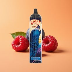 JNR Wolf Niplo 10000 Puffs Disposable Vape Blåbær Sur Hindbær 650mAh Type-C