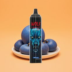 JNR Wolf Niplo 10000 Puffs Disposable Vape Hr. Blå med 20ml e-væske og 1.0 Ohm Mesh Coil