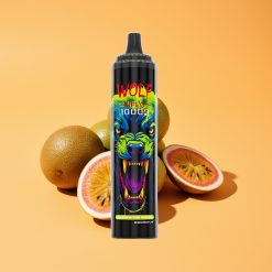 JNR Wolf Niplo 10000 Puffs Disposable Vape Lidt Sødt Lidt Surt (Passion Kiwi Guava) 20ml