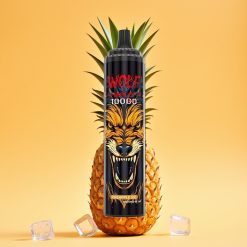 JNR Wolf Niplo 10000 Puffs Engangs Vape Ananas Is med 20ml e-væske