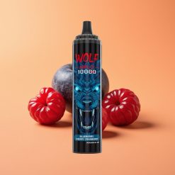 JNR Wolf Niplo 10000 Puffs Engangs Vape Blåbær Kirsebær Tranebær 20ml 5%