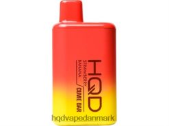 jordbær banan HQD CUVIE BAR engangs 22D0XP253 - HQD vape københavn