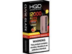 jordbær banan HQD CUVIE GLAZE engangs vape 12000 22D0XP254 - HQD vape online shop