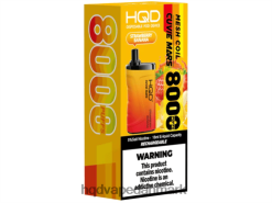 jordbær banan HQD CUVIE MARS engangs 22D0XP255 - HQD vape shop