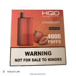 jordbær HQD BOX 4000 pust 22D0XP94 - HQD vape online shop