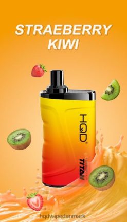 jordbær kiwi HQD TITAN 7000 pust 22D0XP8 - HQD vape factory
