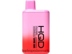jordbær vandmelon HQD CUVIE BAR engangs 22D0XP260 - HQD vape Denmark
