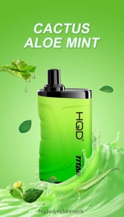 kaktus aloe mynte HQD TITAN 7000 pust 22D0XP2 - HQD vape Danmark