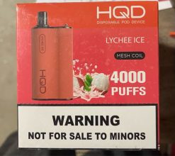 litchi is HQD BOX 4000 pust 22D0XP110 - HQD vape Denmark