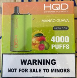 mango guava HQD BOX 4000 pust 22D0XP100 - HQD vape Denmark