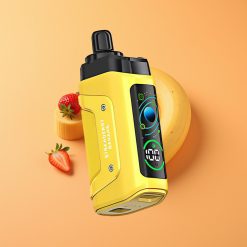 Razz Bar 45000 Puffs Disposable Vape Jordbær Banan med Justerbar Luftstrøm