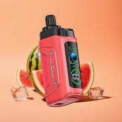 Razz Bar 45000 Puffs Disposable Vape Vandmelon Is med 1.0 Ohm Mesh Coil og Justerbar Luftflow