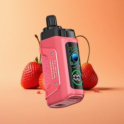 Razz Bar 45000 Puffs Engangs Vape Jordbær Kirsebær Is med 1.0 Ohm Mesh Coil
