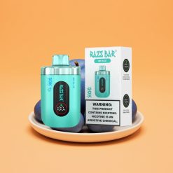 Razz Bar 50K Puffs Engangs Vape Herr Blå med 1.0 Ohm Mesh Coil
