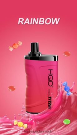 regnbue HQD TITAN 7000 pust 22D0XP7 - HQD disposable vape