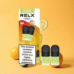 RELX Pod Pro 2 Dampenhed Nikotinindhold 1,8% Drik-Vandmelon Lemonade og 600 puff