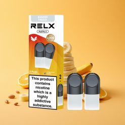 RELX Pod Pro 2 Dessert-Banan Is 1.8% Nikotin 1.9ml 600 puff 3 spændingsindstillinger