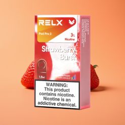 RELX Pod Pro 2 Jordbæreksplosion Nicotinindhold 3% 1,9ml 600 puff