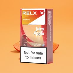 RELX Pod Pro 2 Nicotin 0% Saftigt Æble 1,9ml 600 puff 3 spændingsindstillinger