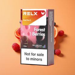 RELX Pod Pro 2 Nicotin 0% Skovbær 1,9ml 600 puff 3 spændingsindstillinger
