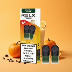 RELX Pod Pro 2 Te-Matcha Frappe Te Nikotinindhold 1,8% 600 puff 1,9ml