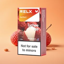 RELX Pod Pro 2 Vape Device 0% Nikotin Litchi Is 1.9ml 600 puff 3 spændingsindstillinger