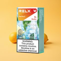 RELX Pod Pro 2 Vape Device Nicotinindhold 5% Citronmynte med 1,9ml kapacitet