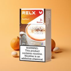 RELX Pod Pro 2 Vape Enhed Nicotinindhold 3% Hasselnødde Latte