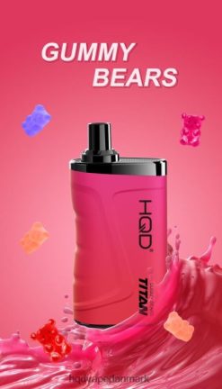 vingummibamser HQD TITAN 7000 pust 22D0XP18 - HQD vape factory